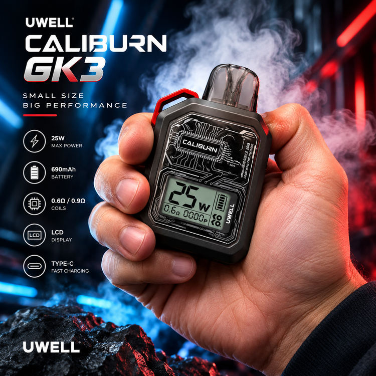 دائمی کالیبرن جی کی 3 یوول | Uwell Caliburn GK3
