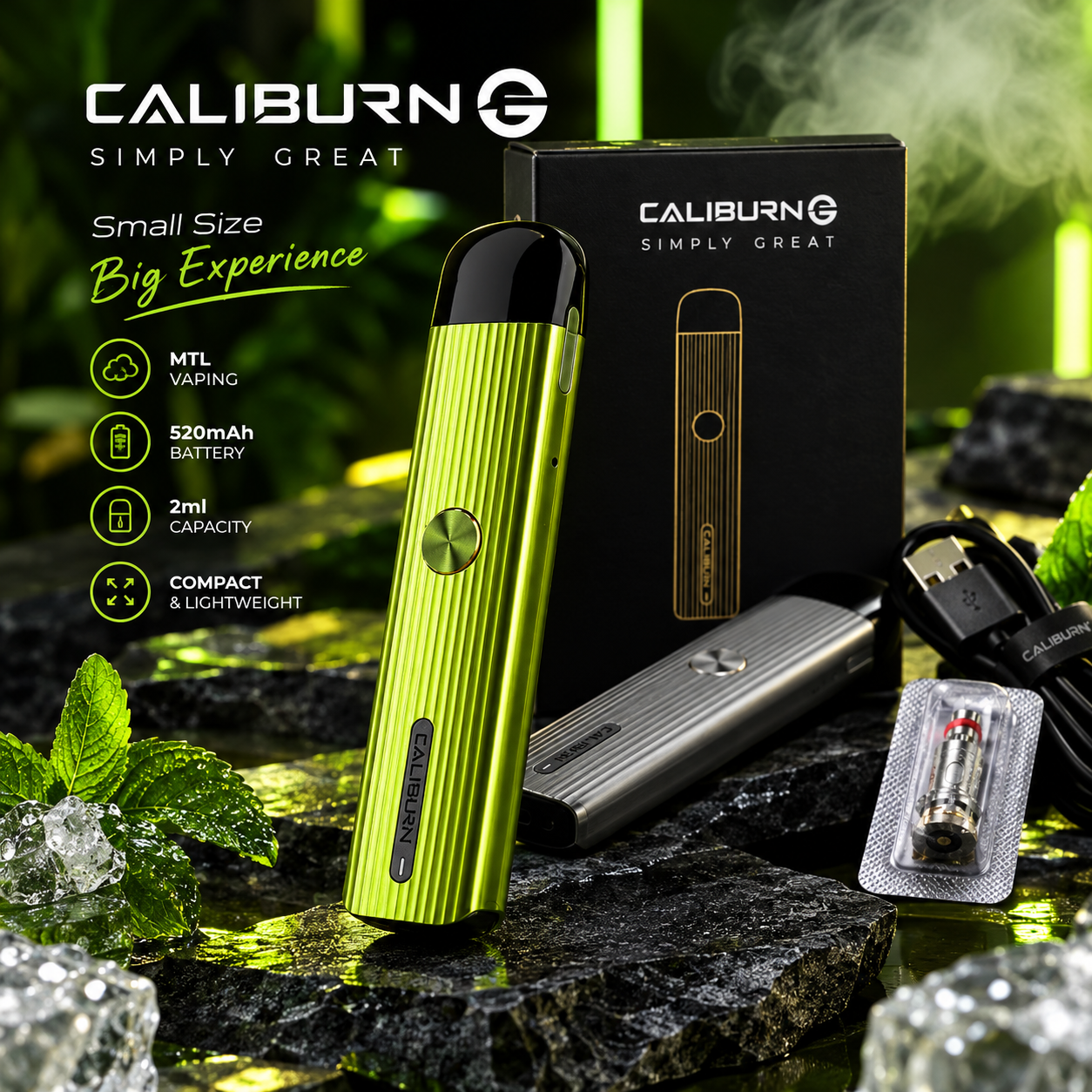 دائمی یوول کالیبرن جی   |  Uwell Caliburn G